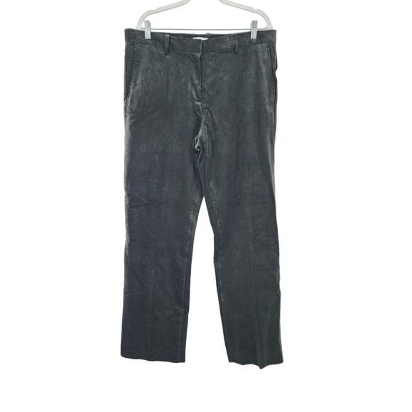 New NWT Gap Green Corduroy Wide Leg Pants Size 14 - Picture 1 of 9